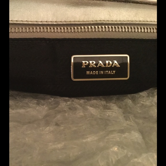 Prada Silver Dressy Gaufre - Picture 4 of 5